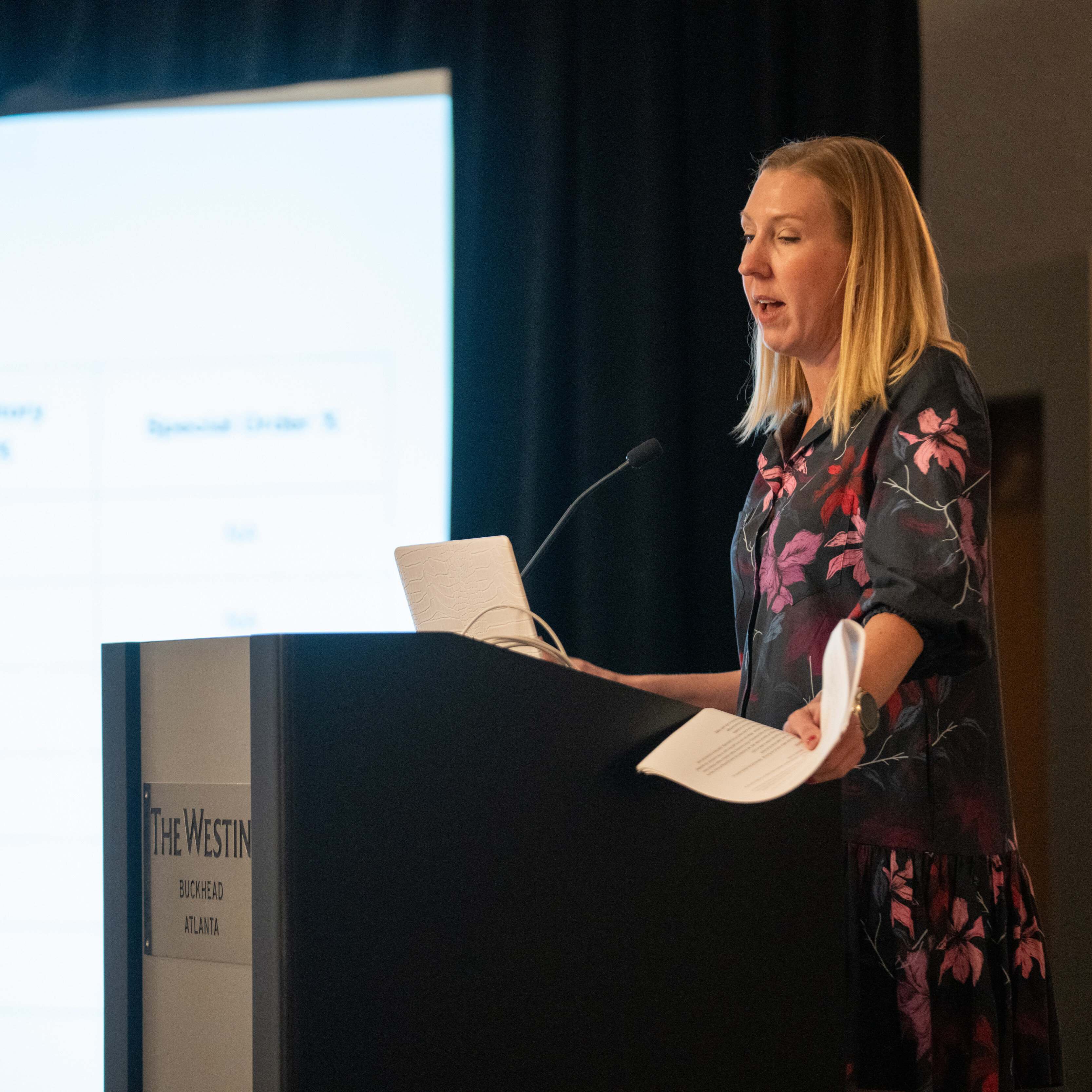 Kathy Gates presenting