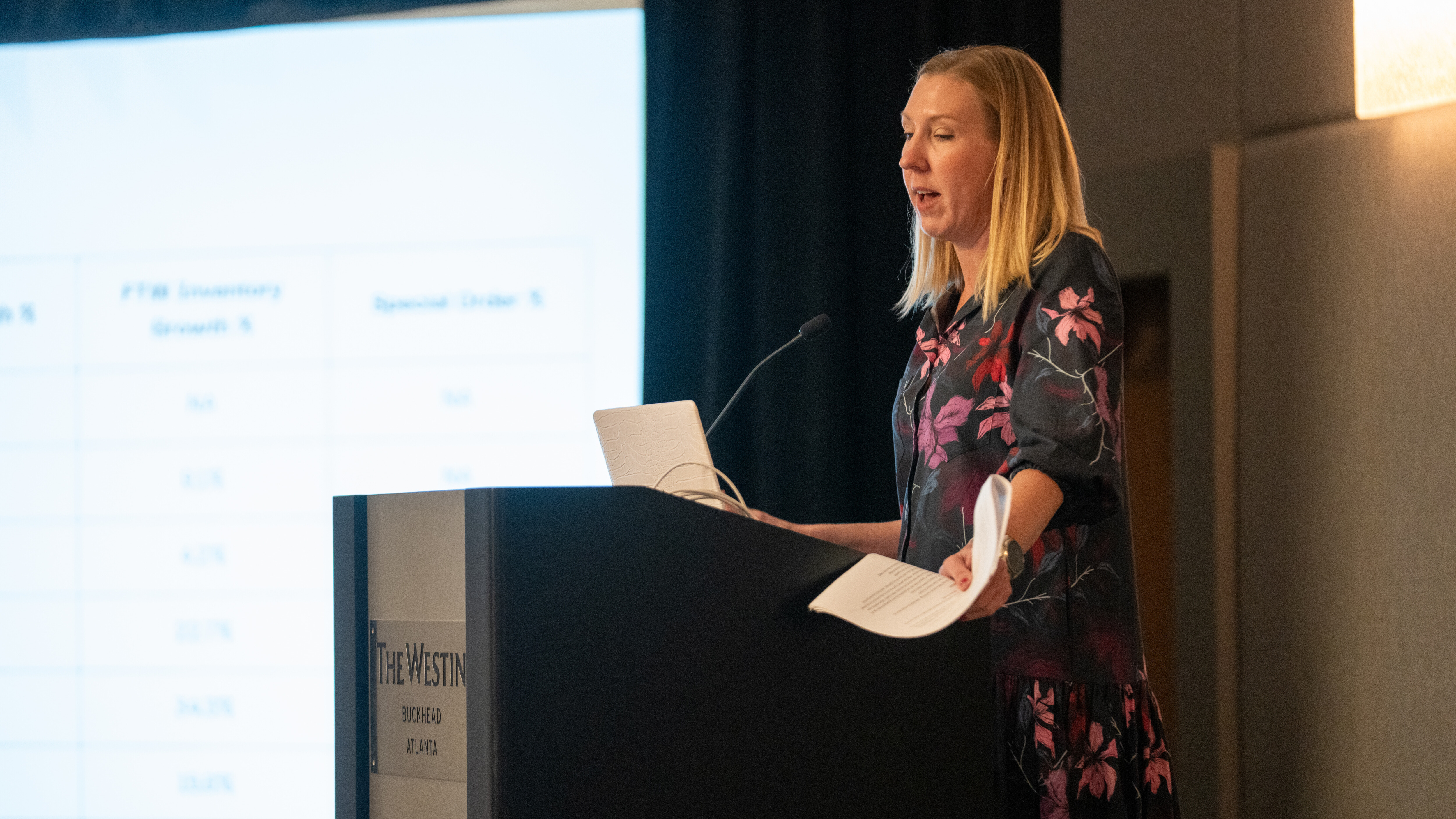 Kathy Gates presenting