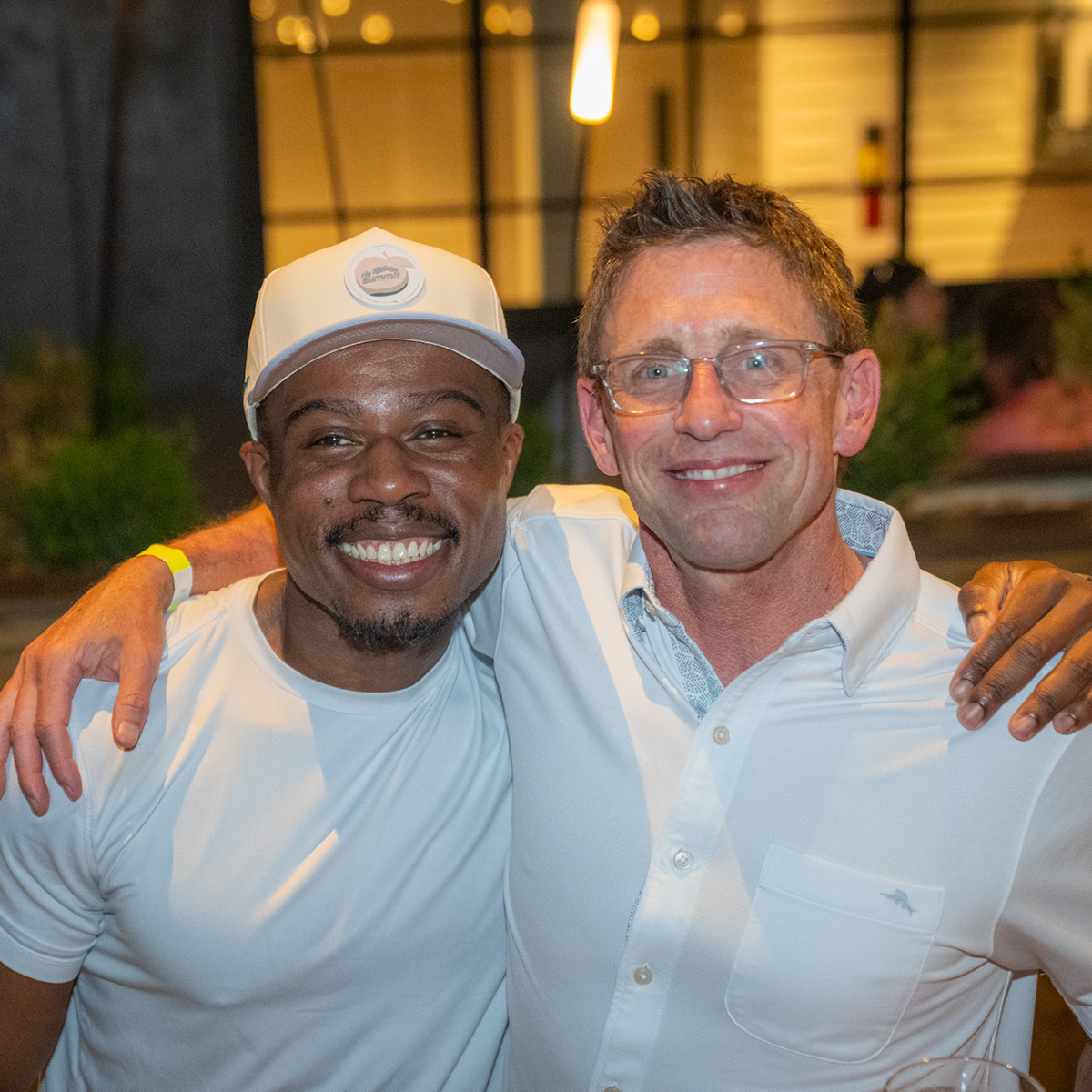 Harry Chandler with Rick Wilhelm