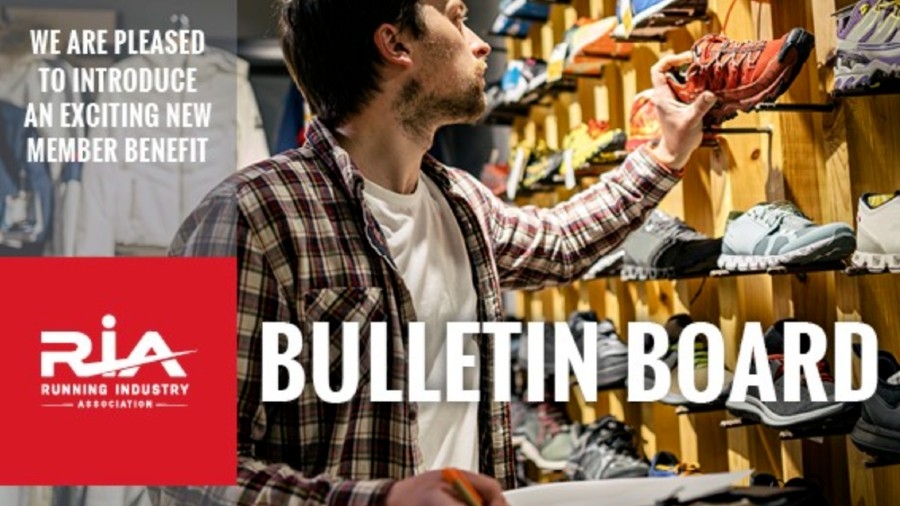 Man picking out running shoes