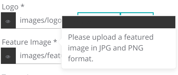 Sample tooltip