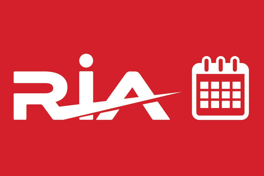 RIA logo with calendar icon